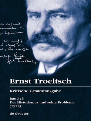 cover image of Der Historismus und seine Probleme